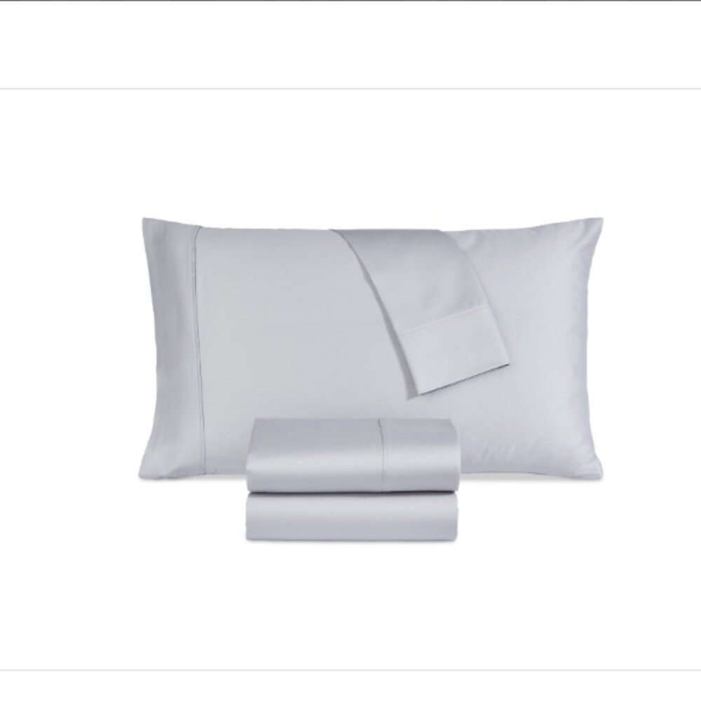 Sunham 800-Thread Count Triblend 4-Pc. Sheet Set, King - Gray